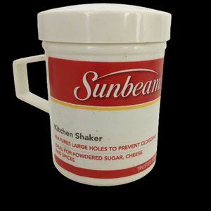 Sunbeam Large Hole Kitchen Shaker White SKU 0003301-4